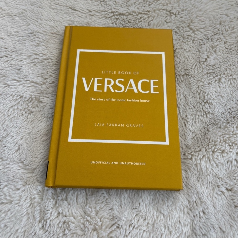 Little Book of Versace Fashion History Hardcover Designer Coffee Table Book